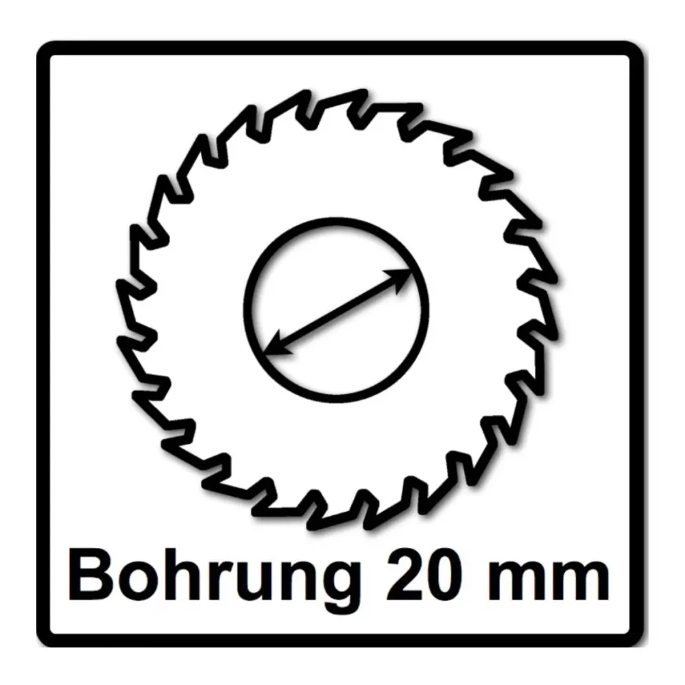 Hoja de sierra circular Bosch Estándar para madera 190 x 1,6 x 20 mm 24 dientes (2x 2608837704) Bosch Professional