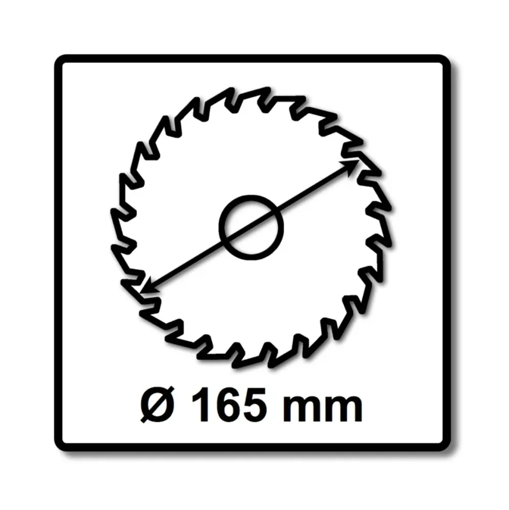 Hoja de sierra circular Bosch Estándar para madera 165 x 20 x 1,5 mm 48Z (2608837687) Bosch Professional