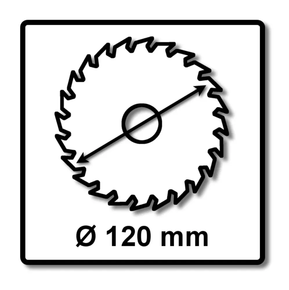 Hoja de sierra circular Bosch Expert para madera 120 x 1,2 x 20 mm 24 dientes para madera (2608644497) Bosch Professional