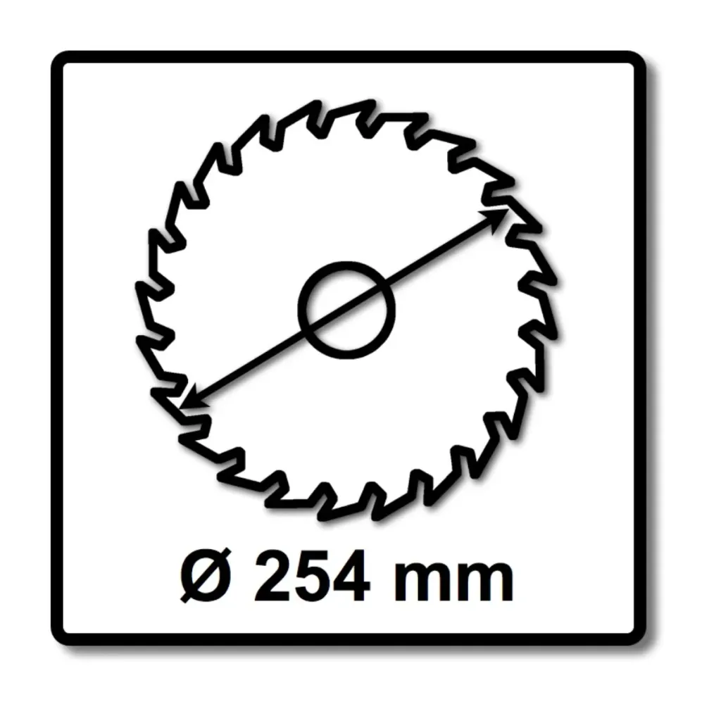 Hoja de sierra circular Bosch Expert Wood 254 x 1,6 x 30 mm 24 dientes para madera (2608644524) Bosch Professional