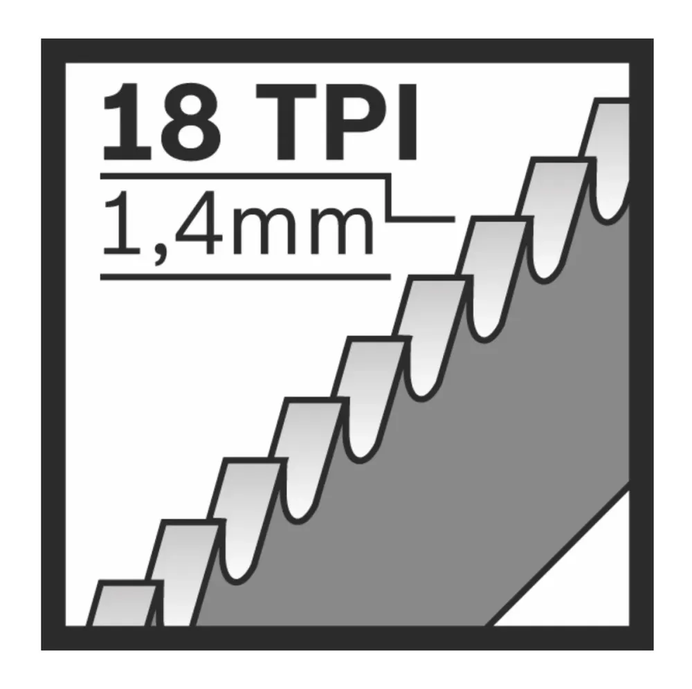 Hoja de sierra de sable Bosch S 1122 EF Flexible para metal 18tpi 225x19x0,9mm 5ud. ( 2608656020 ) Bimetálico de larga dur...