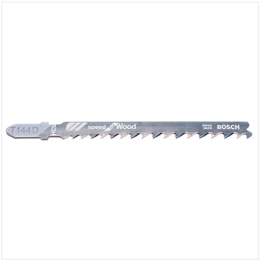 Hojas de sierra de calar Bosch T 144 D Speed para madera 25 piezas 100 mm (2608630040) Bosch Professional
