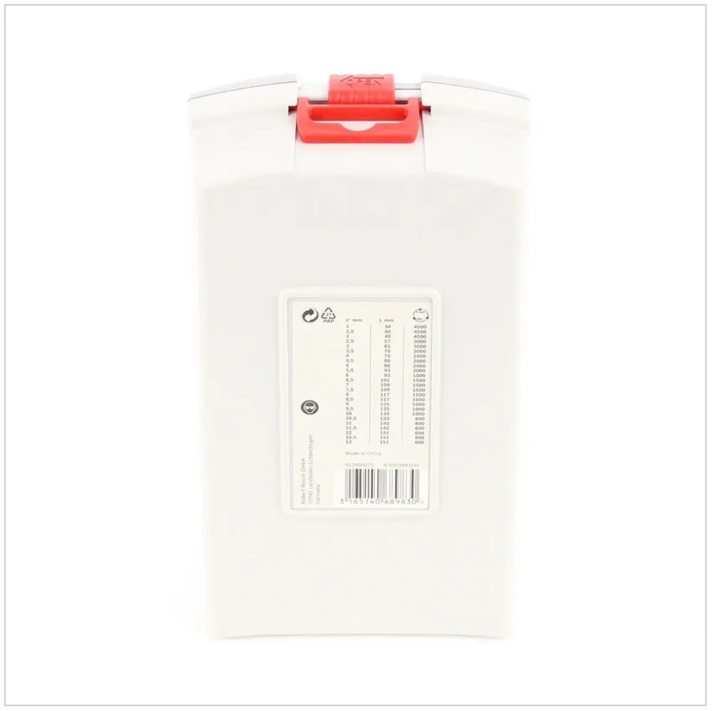 Juego de brocas para metal Bosch Pro Box HSS-TiN (recubrimiento de titanio) 25 piezas 1 - 13 mm (2608587019) Bosch Profess...