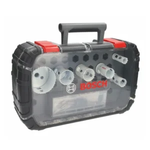 Juego de electricista de sierra de corona Bosch 9 piezas. Progressor para Madera y Metal ( 2608594191 ) Larga Vida Bosch P...