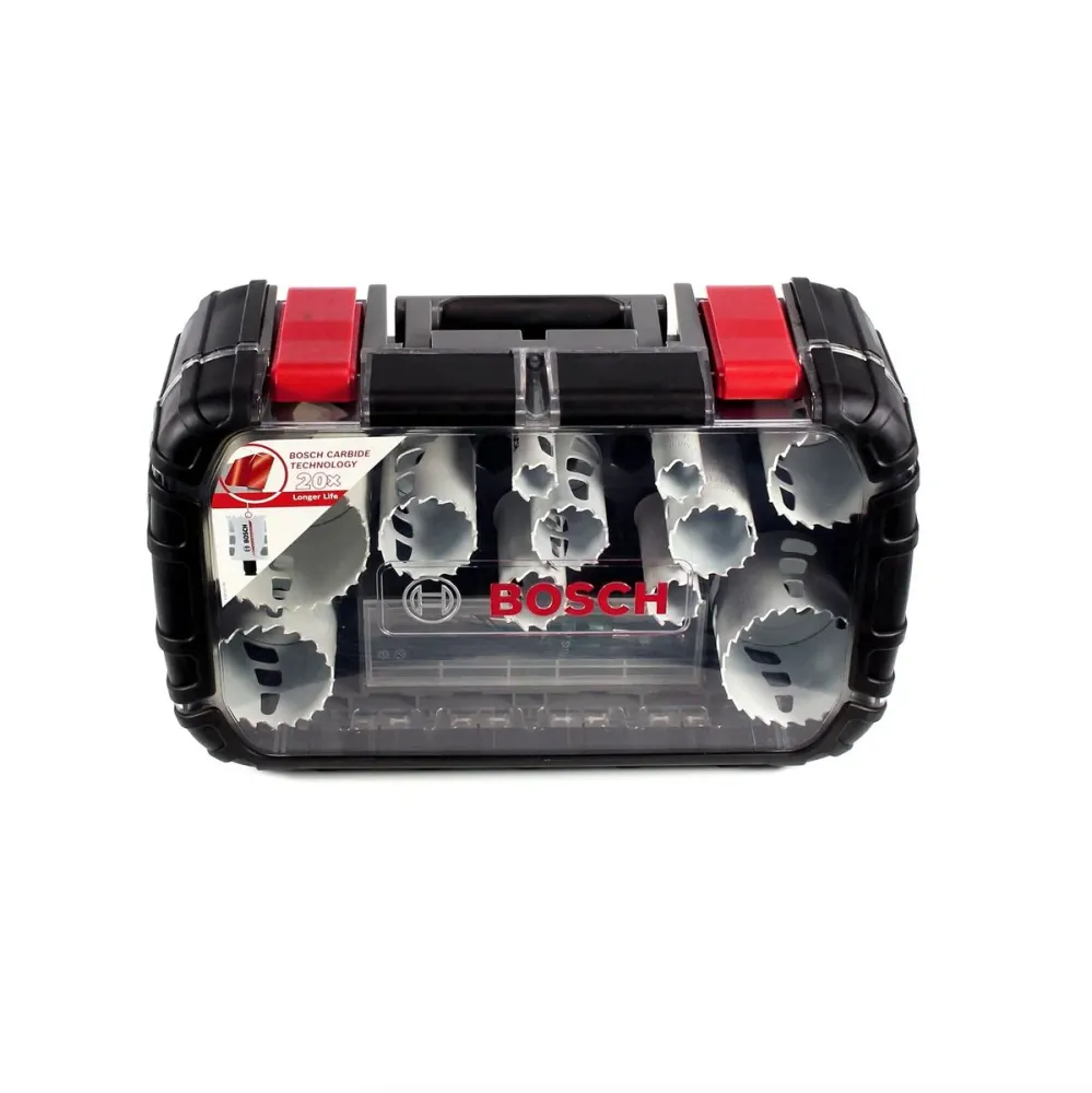 Sierra de corona Bosch 14 piezas. Juego universal Endurance para servicio pesado (2608594186) Bosch Professional