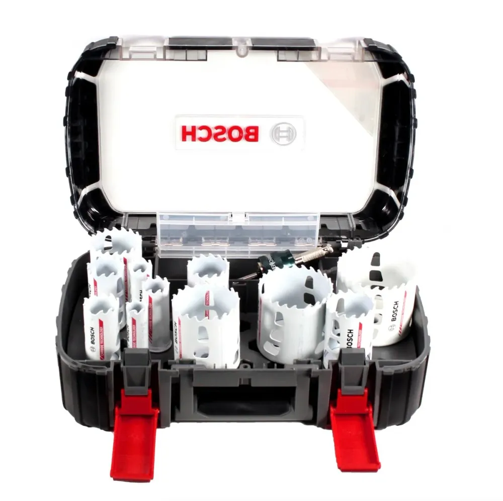 Sierra de corona Bosch 14 piezas. Juego universal Endurance para servicio pesado (2608594186) Bosch Professional