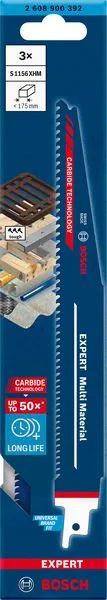 Sierra de sable BOSCH Expert multi-material longitud 225 mm anchura 25 mm ( 4000837471 )