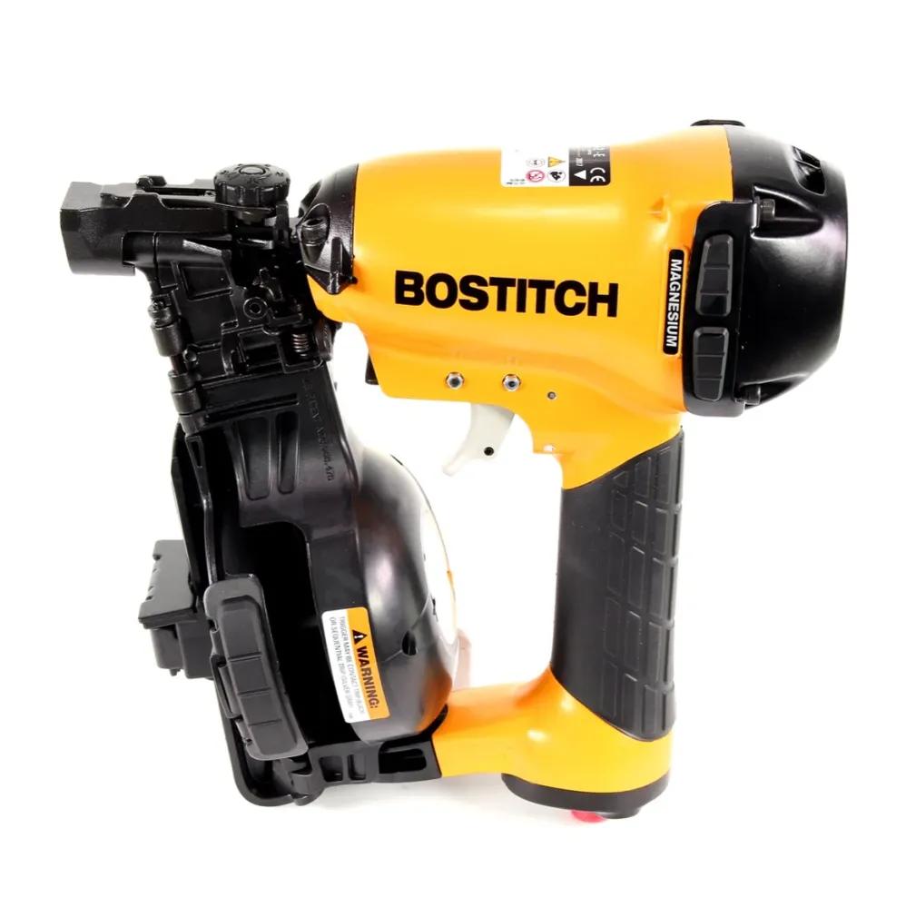 Clavadora de aire comprimido Bostitch RN46K-2-E + compresor de obra RC10SQ-E 9,4 litros + manguera de aire comprimido 30m...