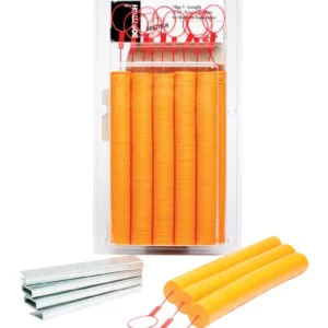 Tapas de corona y grapas Bostitch de calibre 18, tamaño mediano, 5/16" de ancho x 1" de largo, paquete de 1000 - Oferta de...