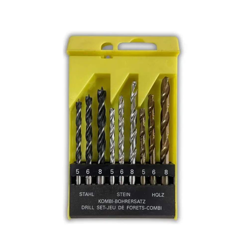BROCA MP TOOLS HSS 3/16,1/4,5/16, 9 PZAS