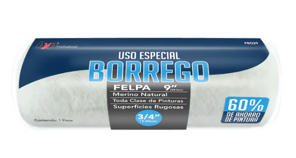 FELPA 9'' BORREGO 3/4'' Casa Ferretera Poniente