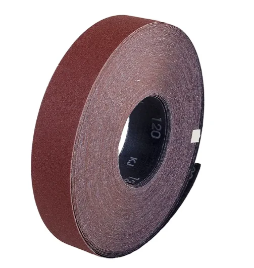 LIJA PARA COBRE DE ROLLO J86 G-120 38mm X 45.72m (Se vende por metro) Casa Ferretera Poniente