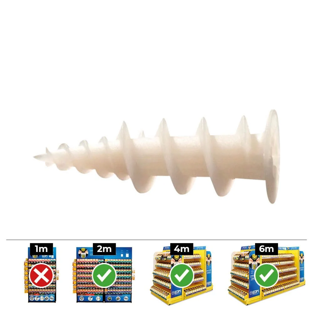 TACO NYLON CARTON YESO GKD (CAJA 50 unid) CELO