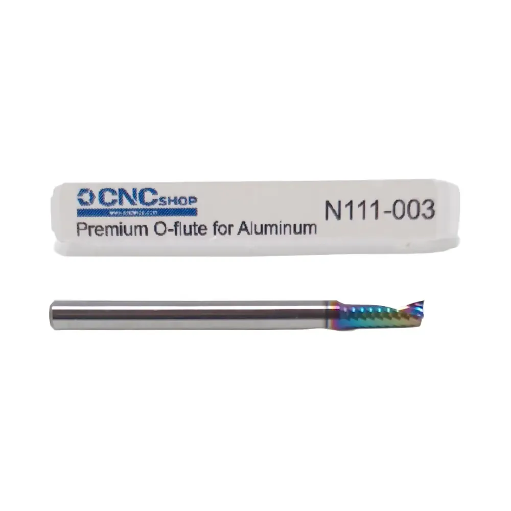 CNC Shop - C111-003 CNC Shop Broca enrutadora de corte ascendente de diámetro de corte de 1/8"