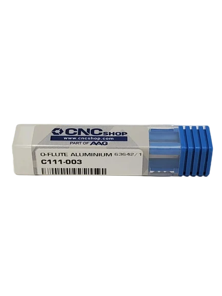 CNC Shop - C111-003 CNC Shop Broca enrutadora de corte ascendente de diámetro de corte de 1/8"