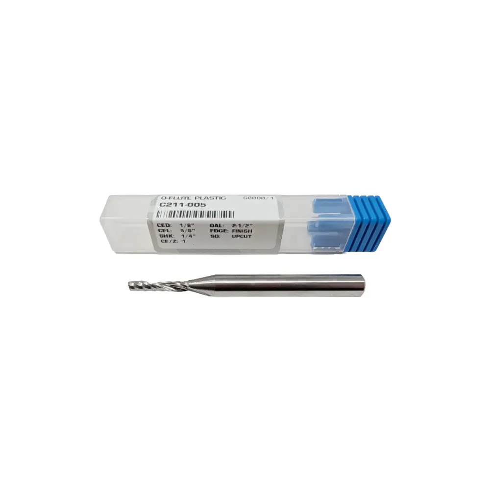 CNC Shop - C211-005 Broca enrutadora de corte ascendente de diámetro de corte de 1/8"