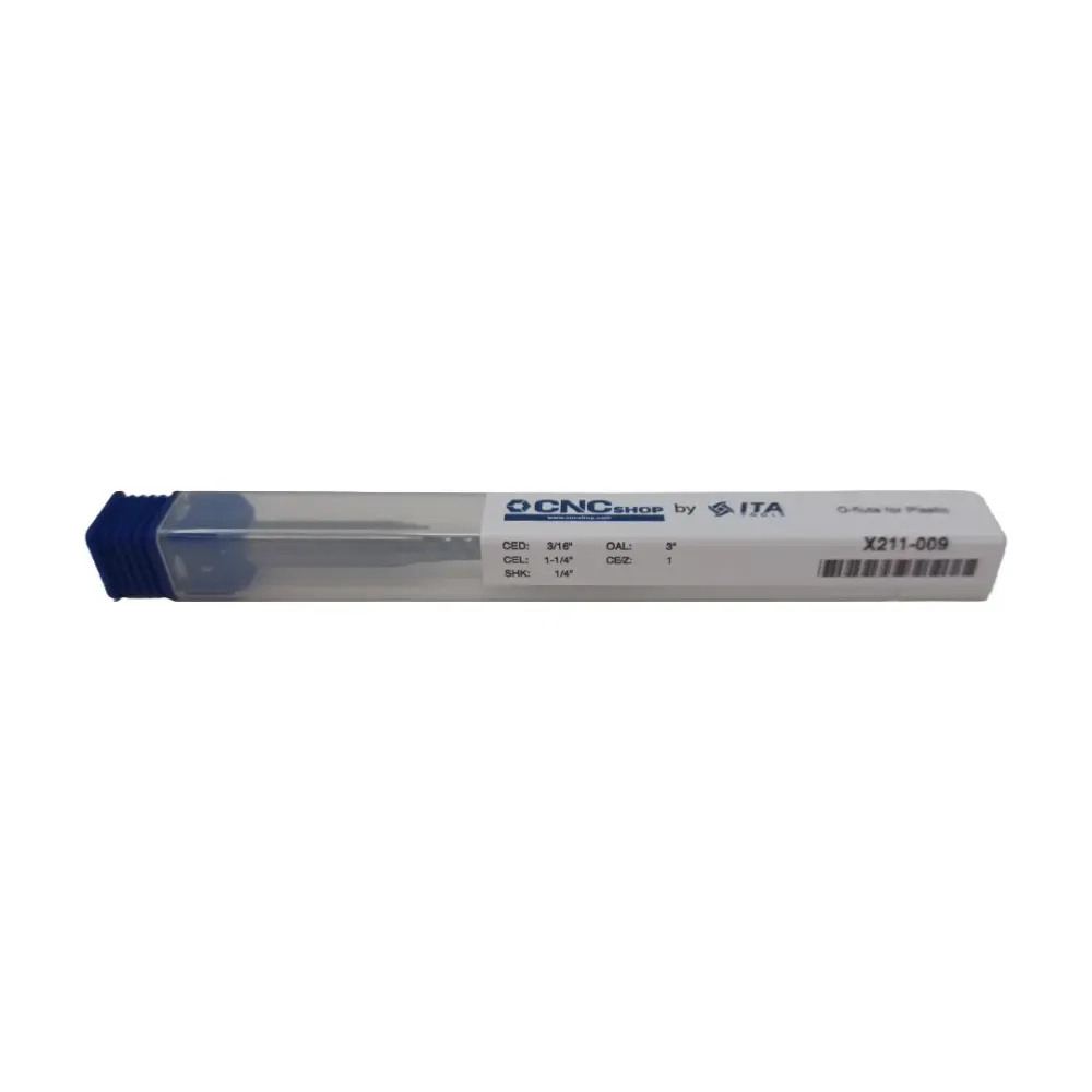 CNC Shop - C211-009 Broca enrutadora de corte ascendente de diámetro de corte de 3/16"