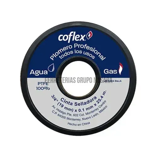 COFLEX TEFLON CINTA 3/4" WTP34-25