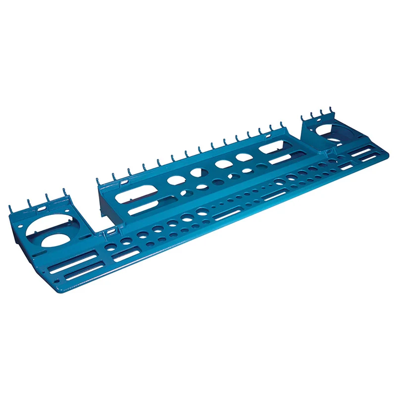 Portaherramientas Crawford de plástico azul de 6 pulgadas, 3 en 1, paquete de 1 - Oferta de la semana