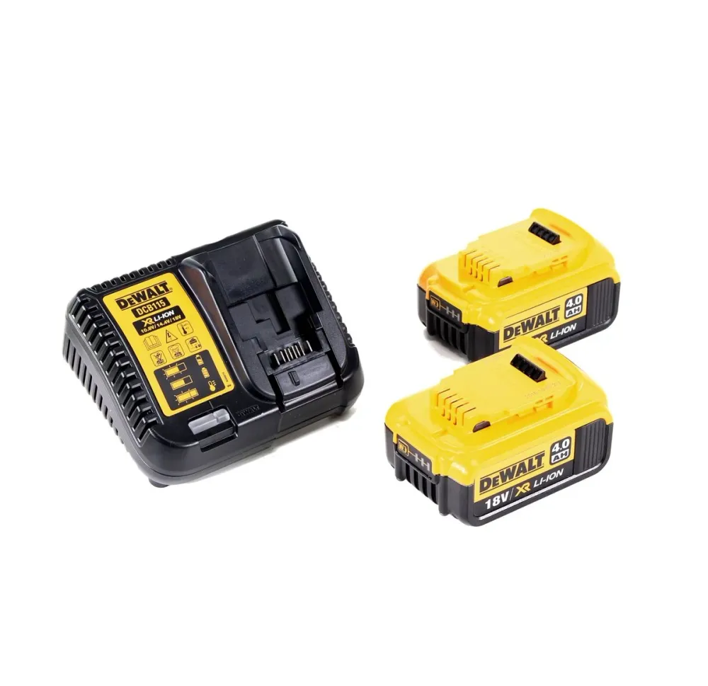Clavadora baterí DeWalt DCN 660 M2 18 V 32-63 mm sin escobillas + 2 baterías de 4,0 Ah + cargador + maletín