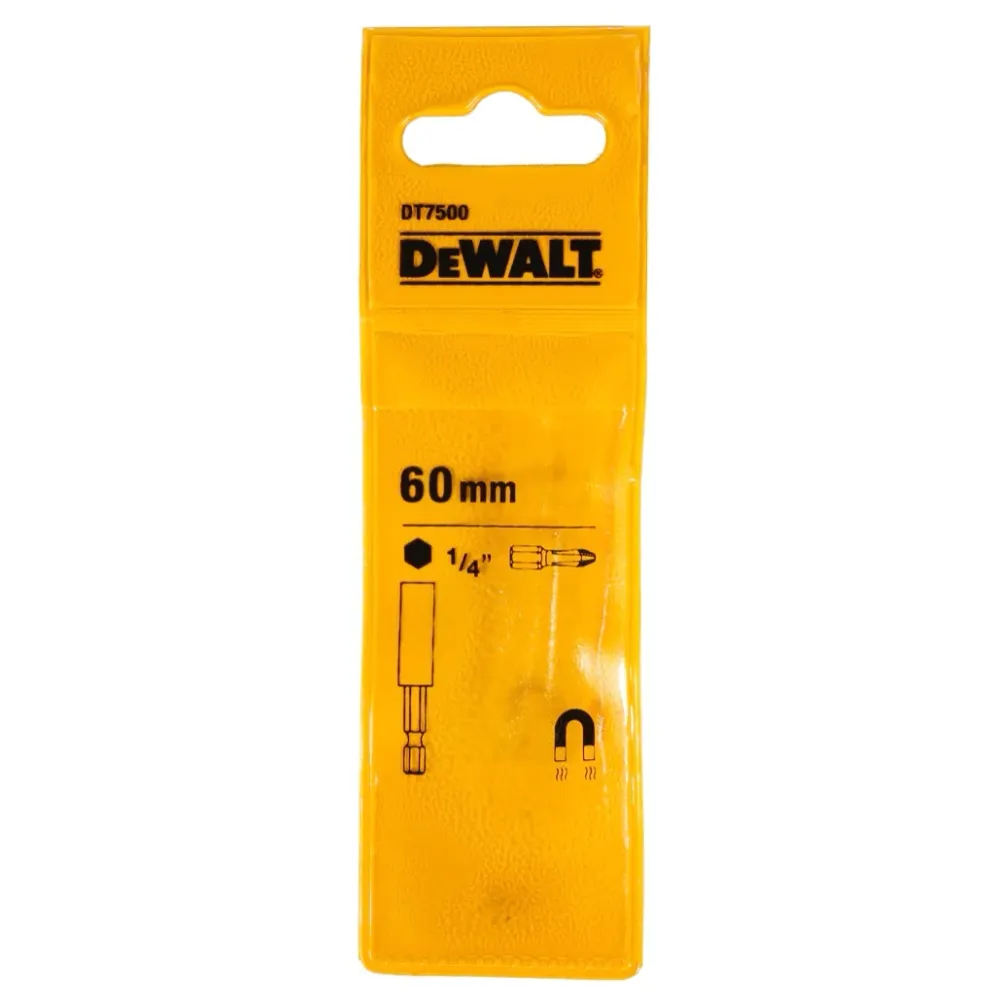 DeWALT DT 7500-QZ Adaptador magnético de 1/4" 60 mm ( 563635-195 )