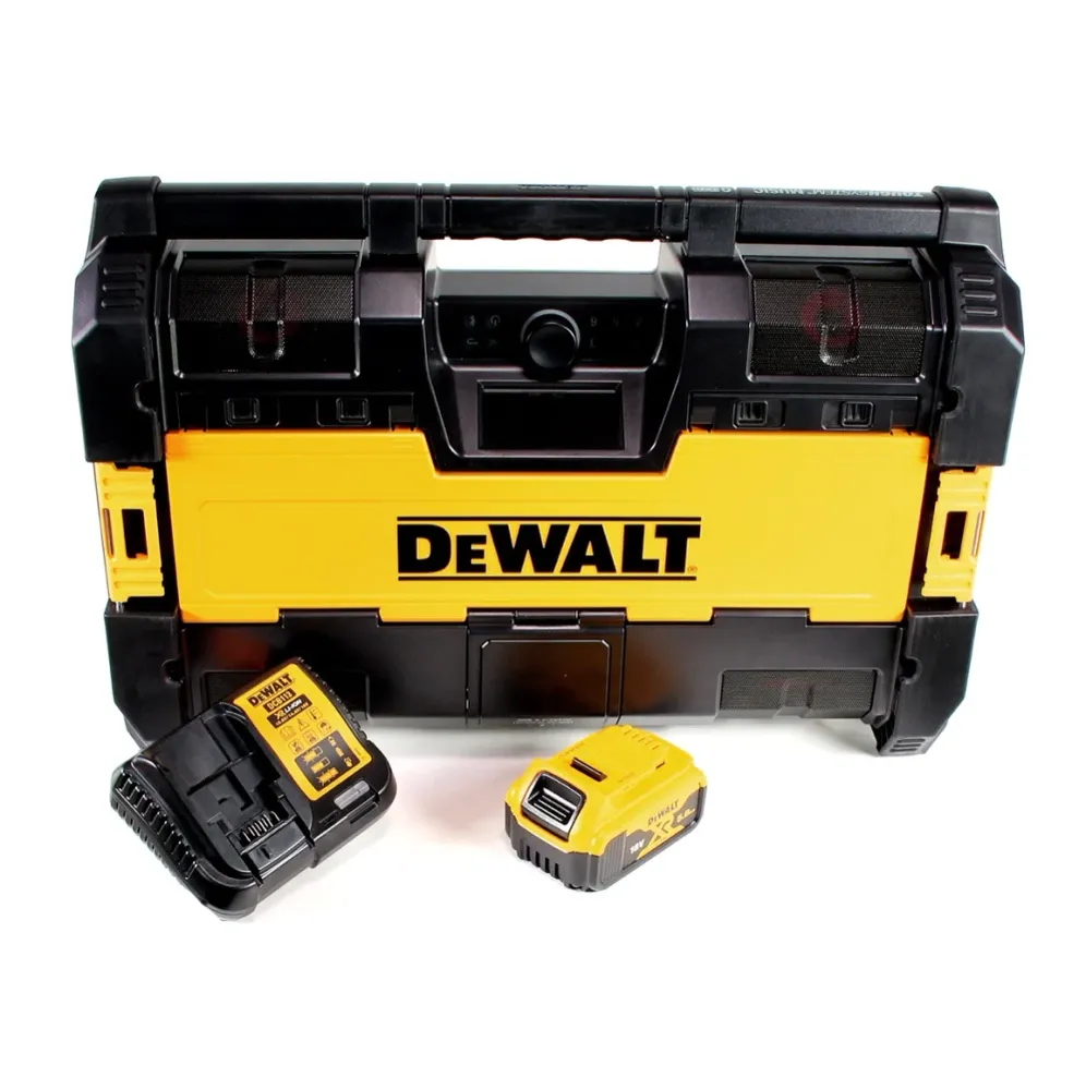 DeWalt DWST1-75663 P1 radio de obra con baterí DAB+ + 1x baterí 5.0Ah + cargador