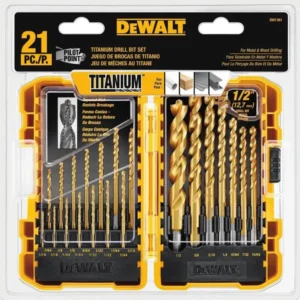 (DW1361) JUEGO DE BROCAS PARA METAL HASTA 1/2 DEWALT