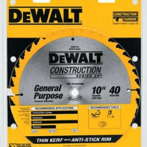 Hoja circular 10" 40T DeWalt