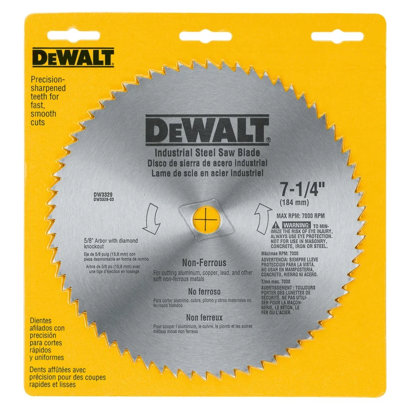 Hoja de sierra 7-1/4"68T DeWalt