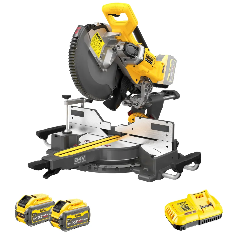 Maquina de corte Dewalt Baterí DCS781X2-QW de 54 V y 9 Ah