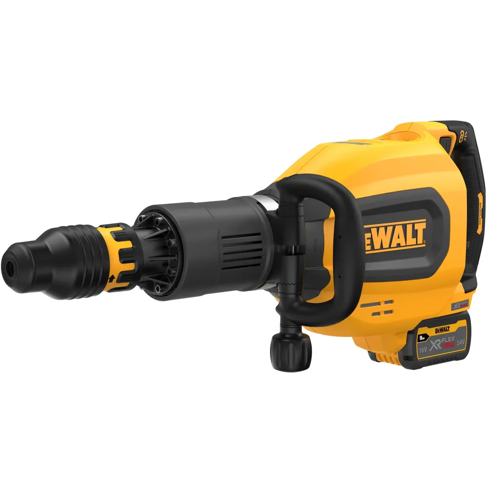 Martillo de demolición Dewalt Baterí recargable DCH911X3-QW de 54 V y 9 Ah