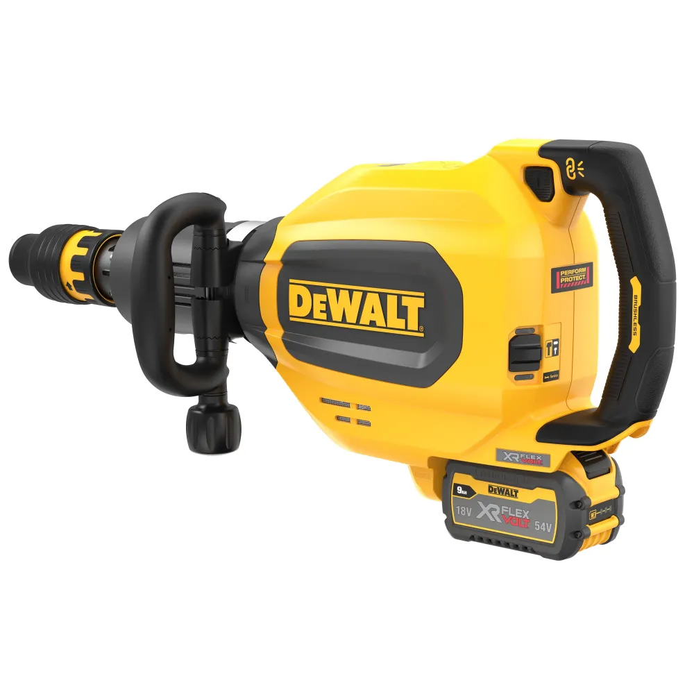 Martillo de demolición Dewalt Baterí recargable DCH911X3-QW de 54 V y 9 Ah