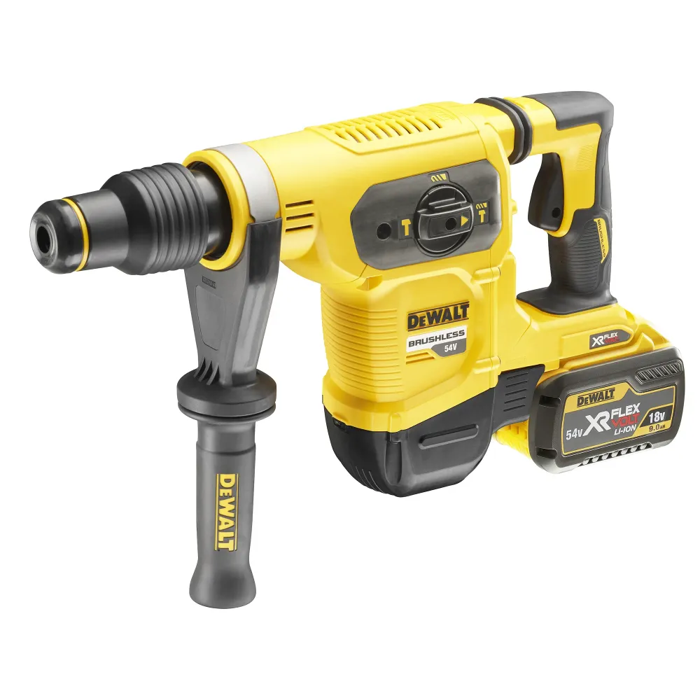 Martillo perforador de demostración Dewalt Baterí recargable DCH481X2-QW de 54 V y 9 Ah