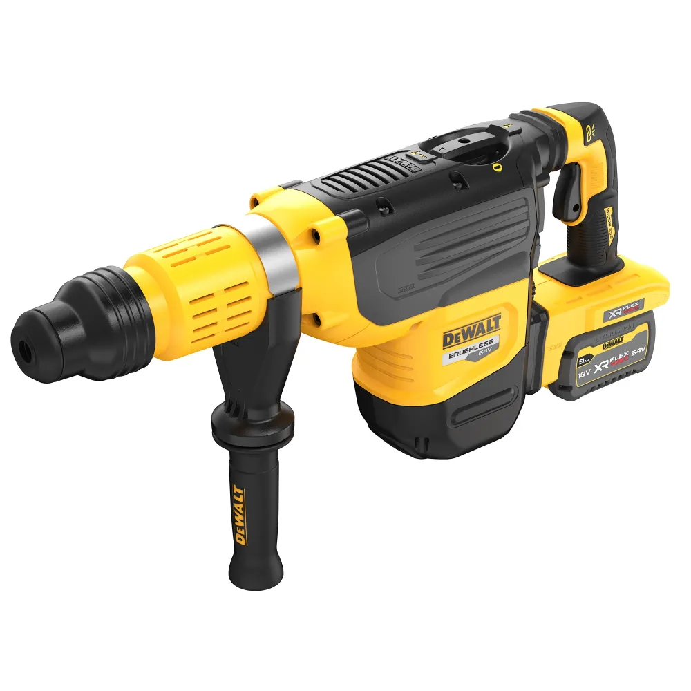 Martillo perforador de demostración Dewalt Baterí recargable DCH775X2-QW de 54 V y 9 Ah