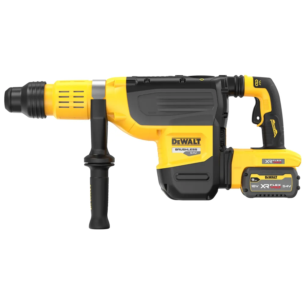 Martillo perforador de demostración Dewalt Baterí recargable DCH775X2-QW de 54 V y 9 Ah