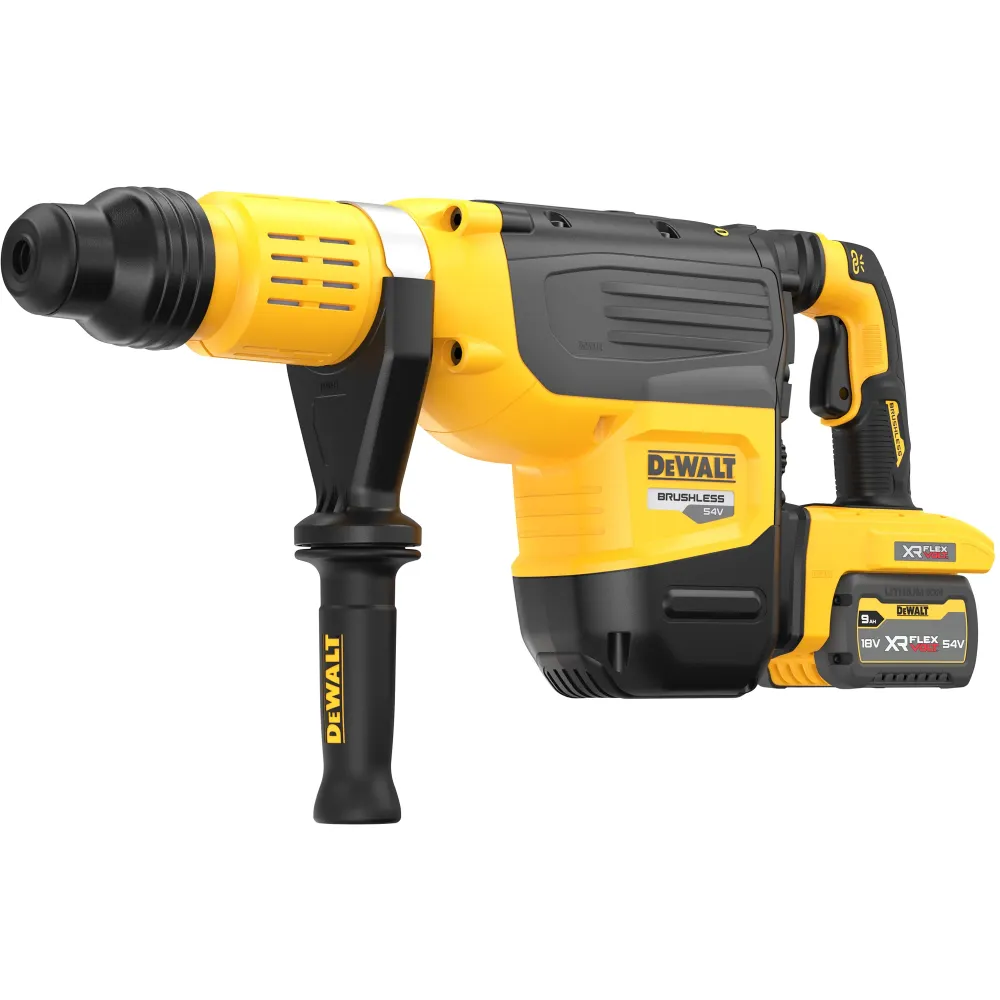 Martillo perforador de demostración Dewalt Baterí recargable DCH775X2-QW de 54 V y 9 Ah