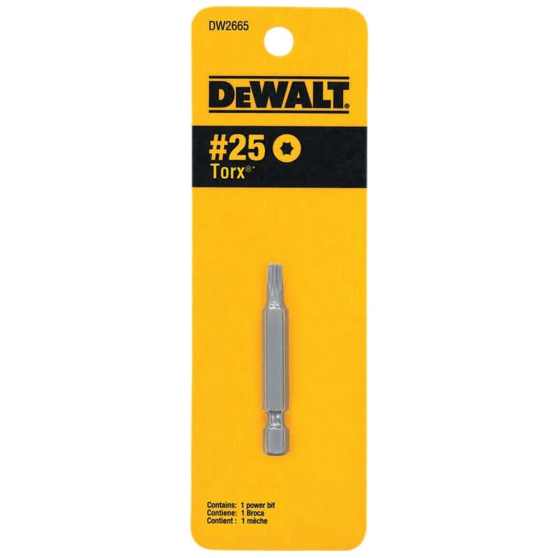 Punta de destornillador Torx T25 de 2" DeWalt