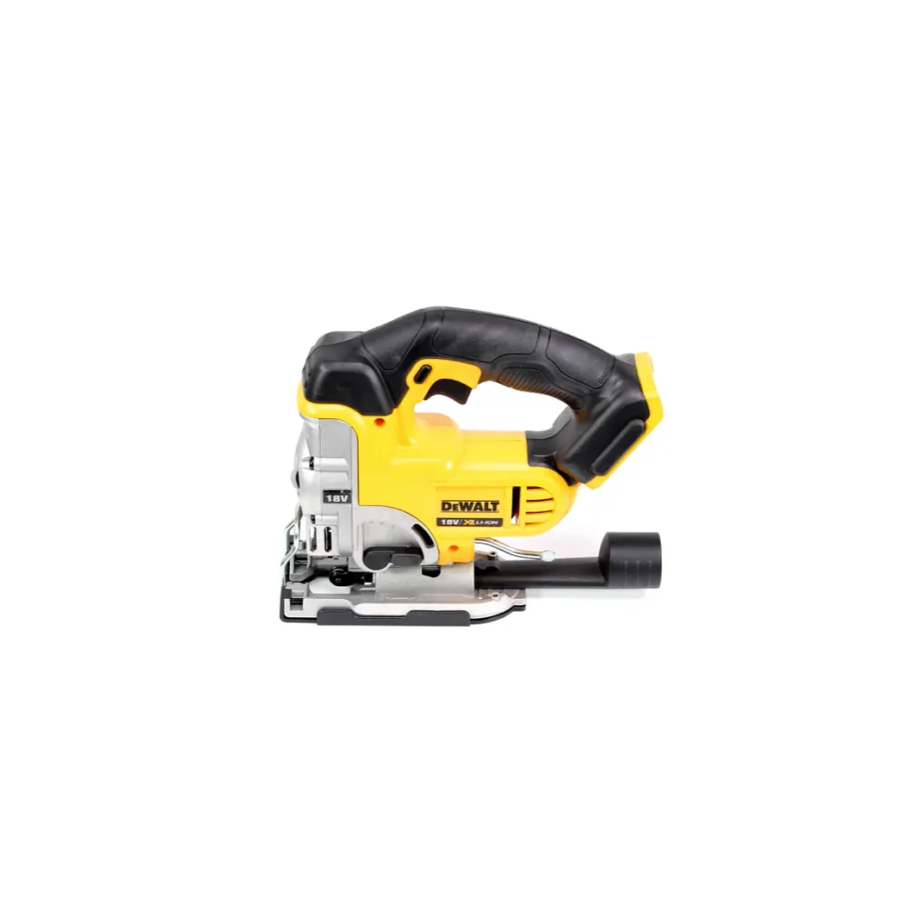 Sierra de calar inalámbrica DeWalt DCS 331 N + 2 baterías 2Ah + cargador + juego de hojas de sierra de calar Bosch + TSTAK