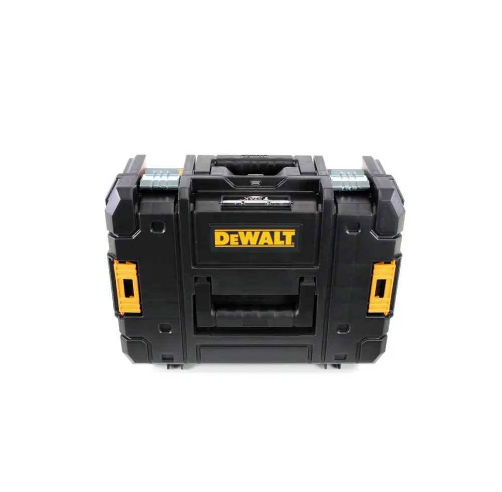 Sierra de calar inalámbrica DeWalt DCS 331 N + 2 baterías 2Ah + cargador + juego de hojas de sierra de calar Bosch + TSTAK