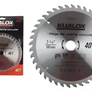 Disco De Sierra Circular P/madera 185mm 7.1/4''-40d Buje 22mm