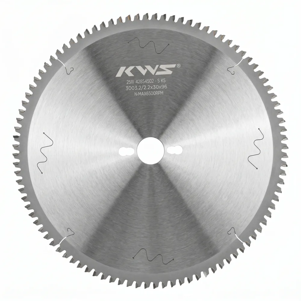 Disco de sierra KWS para melamina dos caras sin pre corte diametro 300mm (12")