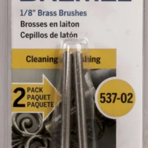 (-537-02) PUNTA DE CEPILLO DE LATON 1/8 (PAR) DREMEL