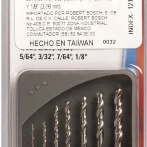 (-628) JUEGO 7 BROCAS ACERO HSS DREMEL