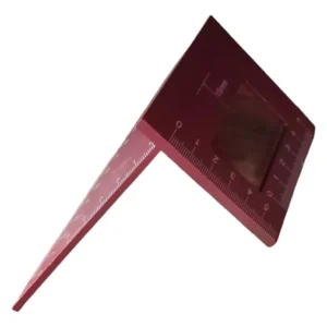 Escuadra De Precisión, Doble Aluminio 45 Y 45 Grados Pro