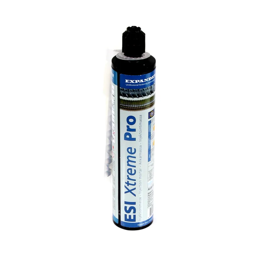 Expandet ESI Xtreme Pro compuesto de inyección de mortero compuesto 5x 280 ml + 10x boquillas mezcladoras