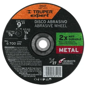 Disco Tipo 27 de 9' x 6.4 mm desbaste de metal, Expert 11547 ABT-223