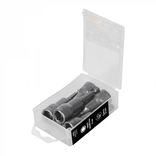 Estuche con 5 dados magnéticos de 12 mm largo 2-1/2', Expert 12955 PUDE-9012