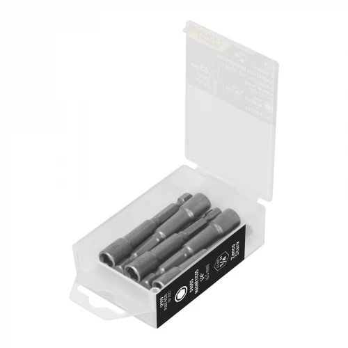 Estuche con 5 dados magnéticos de 1/4' largo 2-1/2', Expert 12939 PUDE-9025