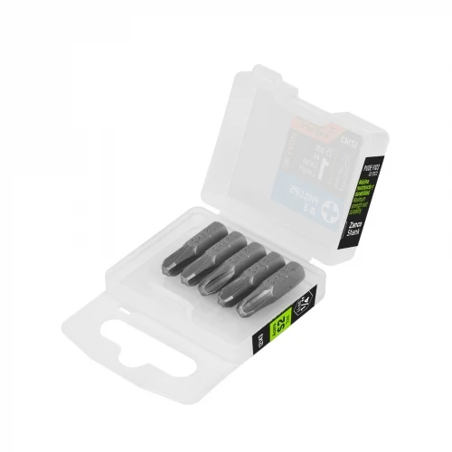 Estuche con 5 puntas de cruz PH3 largo 1', Truper Expert 12143 PUDE-1103