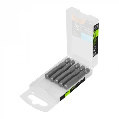 Estuche con 5 puntas hexagonales de 5/32mm largo 2', Expert 12628 PUDE-7215